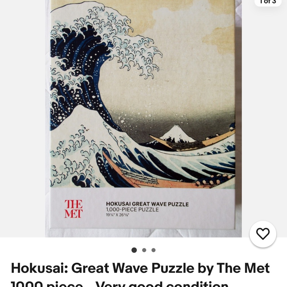 The Met Hokusai Great Wave Puzzle